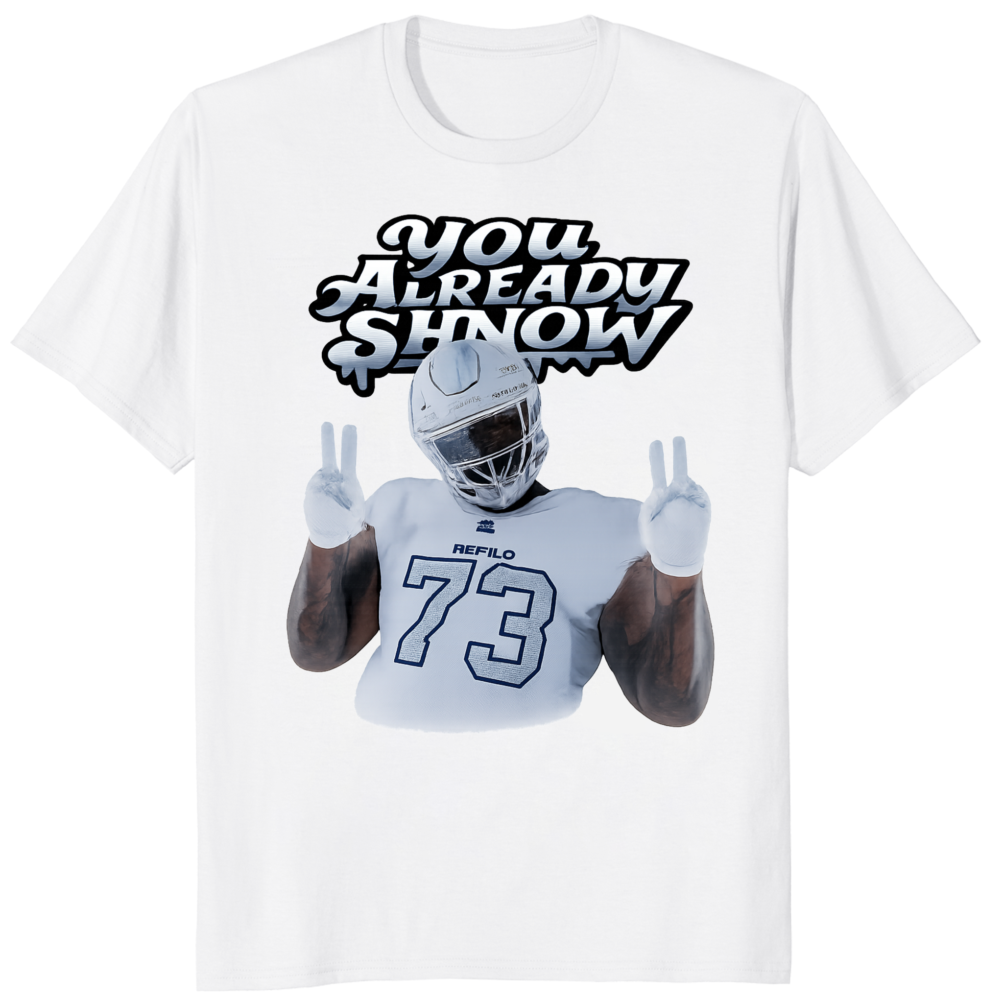 Dion Dawkins You Already Shnow Buffalo Bills Shirt 1 Dion Dawkins You Already Shnow Buffalo Bills Shirt with bold snow-themed design representing Bills Mafia pride