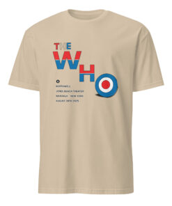 The Who Wantagh 2025 Concert Shirt | Official Tour Tee by Cuccico
