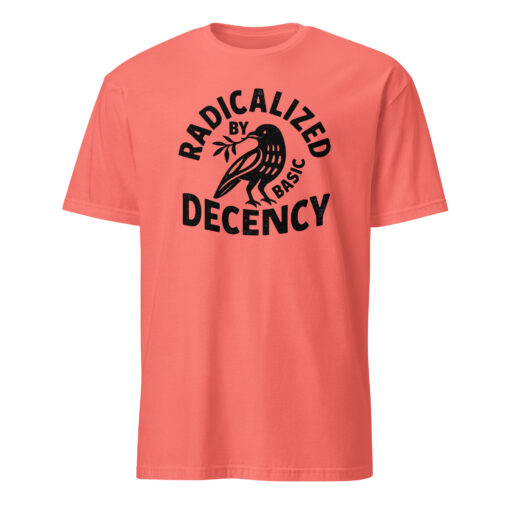 Radicalized By Basic Decency T-Shirt – Political Protest Tee | Feminist Activist Tshirt Cuccico