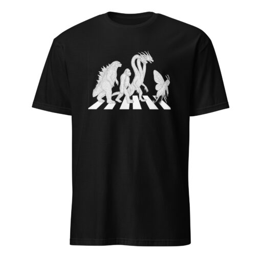 Vintage Godzilla Abbey Road Parody Kaiju Mashup T-Shirt | Cuccico