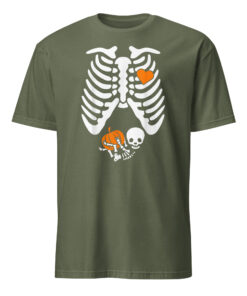 Skeleton Halloween Maternity Shirt – Pregnancy Announcement Tee | Mom To Be | Cuccico