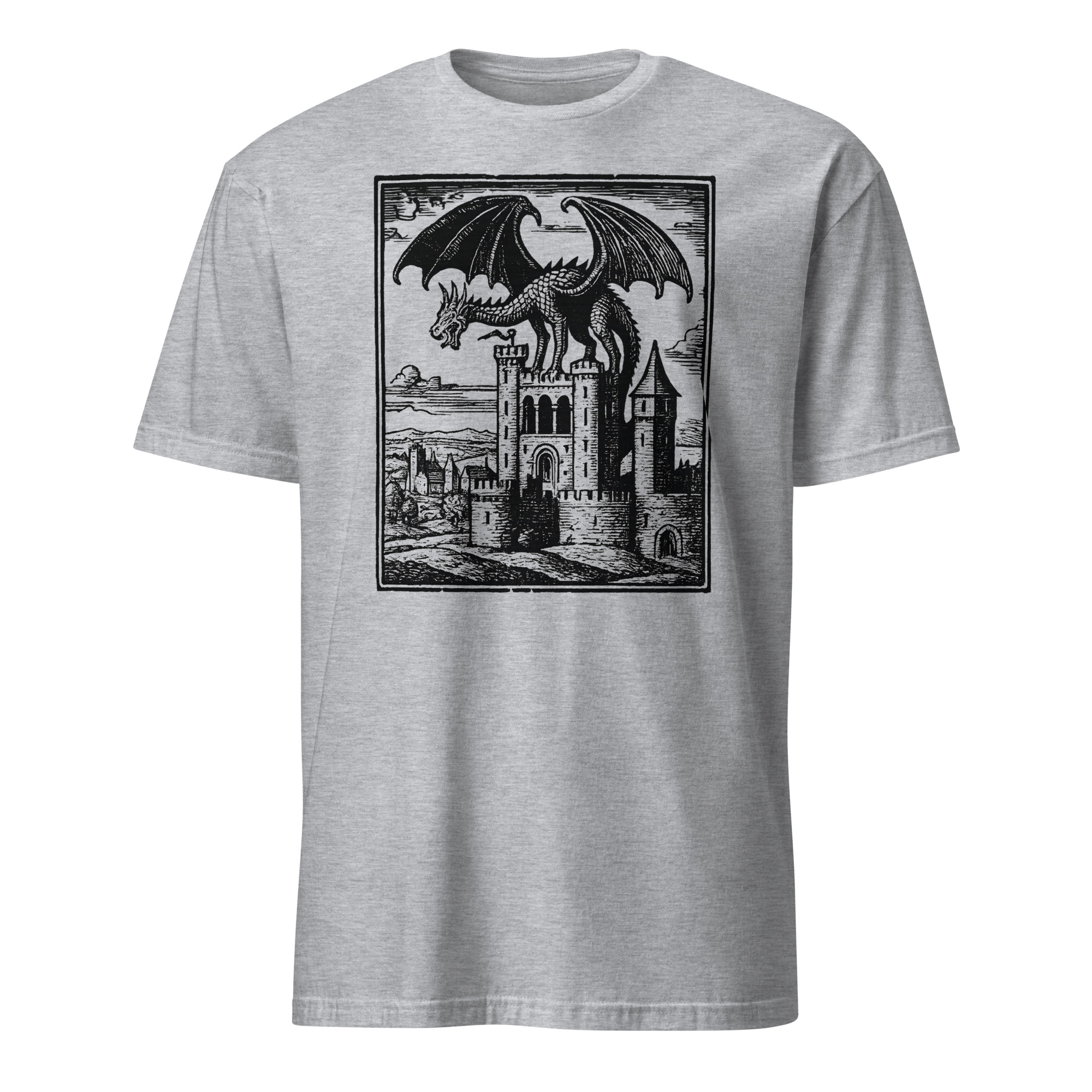 Dark Fantasy Dragon Vintage Shirt – Medieval Graphic Grimdark T-Shirt 3 Dark Fantasy Dragon Vintage Shirt – Medieval Graphic Grimdark T-Shirt - Image 3