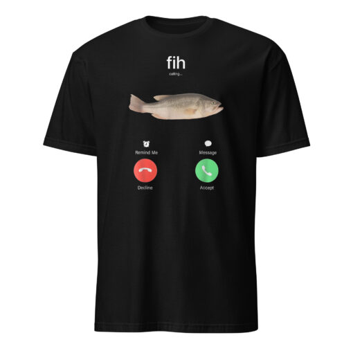 Fih Calling Meme Shirt – Funny Fish Phone Call T-Shirt | Cuccico