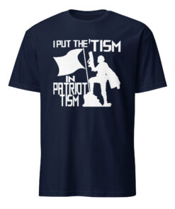 Alternative view of I Put the Tism in Patriotism Shirt – Funny Autism Awareness Tee | Neurodivergent Patriotic Shirt Cuccico