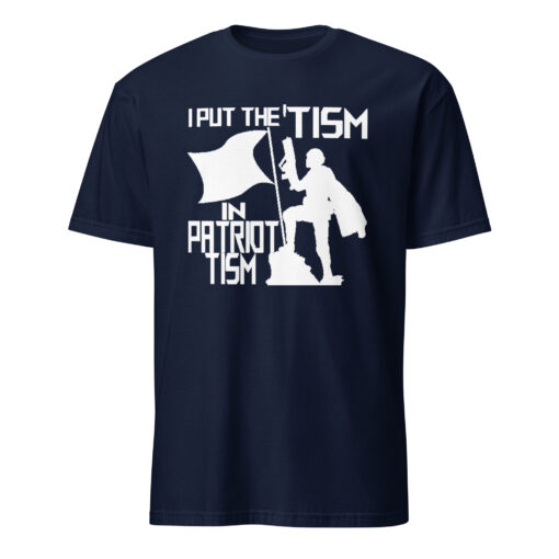 I Put the Tism in Patriotism Shirt – Funny Autism Awareness Tee | Neurodivergent Patriotic Shirt Cuccico - Image 2