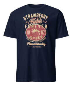 Alternative view of Vintage Retro Beatles "Strawberry Fields Forever" Oversized Band Tee | Old School Cool Cuccico