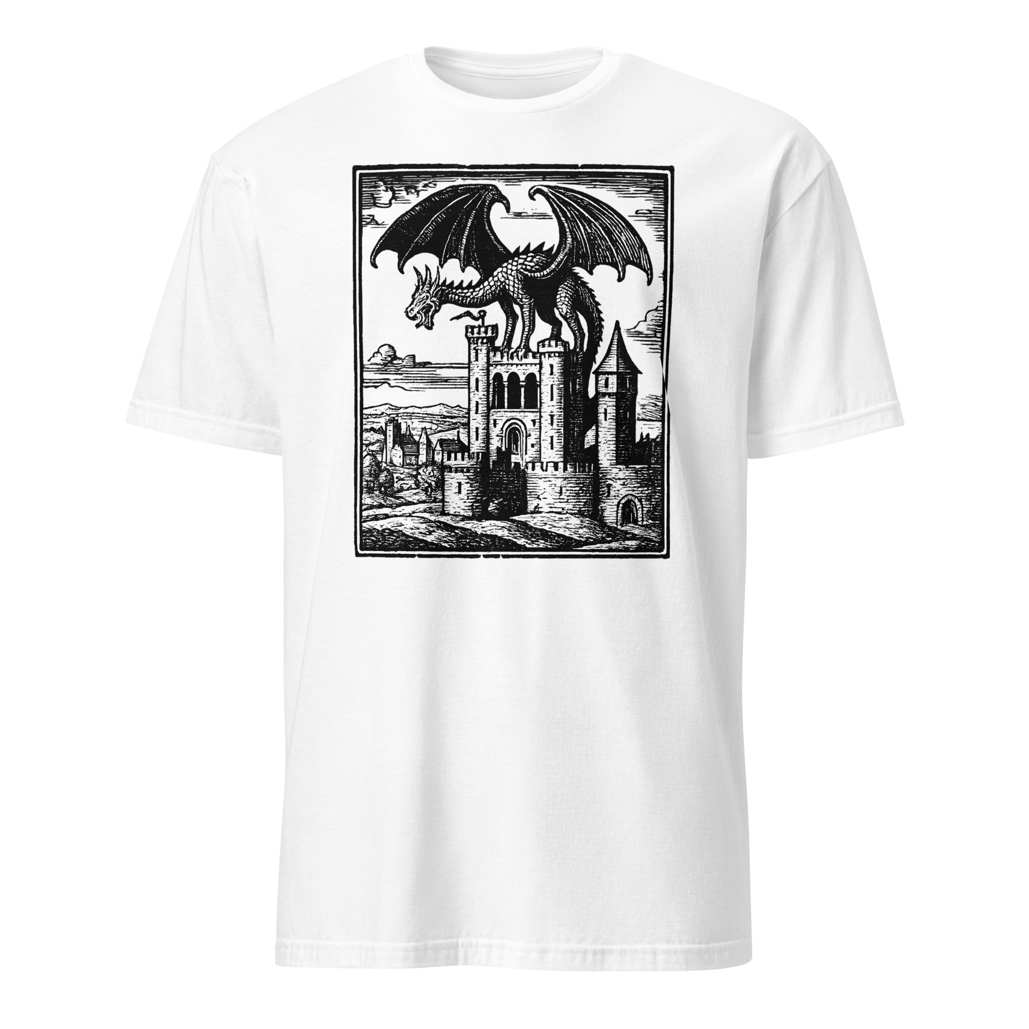 Dark Fantasy Dragon Vintage Shirt – Medieval Graphic Grimdark T-Shirt 6 Dark Fantasy Dragon Vintage Shirt – Medieval Graphic Grimdark T-Shirt - Image 6