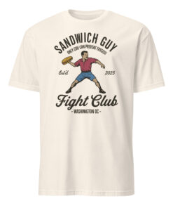 Sandwich Guy Fight Club Shirt – Only You Can Prevent Fascism | Funny Political Tee Cuccico