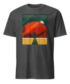 Retro Space Poster T-Shirt – Vintage Mars Travel Tee | Space Travel Shirt Cuccico