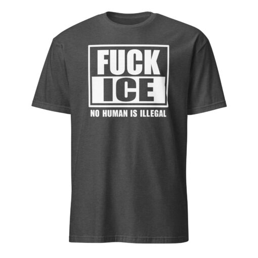 Fuck ICE Shirt – No Human Is Illegal Tee | Anti ICE Protest Shirt Cuccico - Image 6