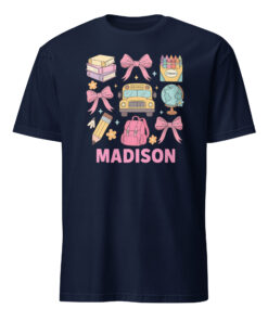 Alternative view of Personalized Back to School Shirt for Girls – First Day Custom Tee | Cuccico