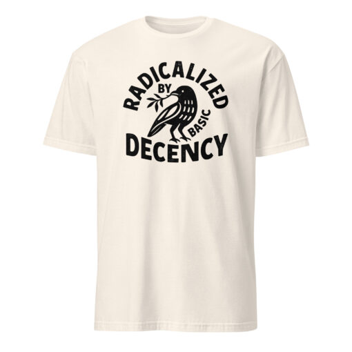 Radicalized By Basic Decency T-Shirt – Political Protest Tee | Feminist Activist Tshirt Cuccico - Image 8