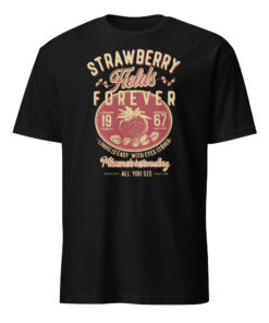 Vintage Retro Beatles "Strawberry Fields Forever" Oversized Band Tee | Old School Cool Cuccico