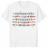 Enchanting Enchanted to Teach You Shirt – teacher friendship bracelet style tee in comfort colors