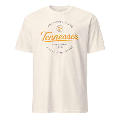Tennessee Tri-Star Tee | Volunteers Shirt – Unisex State Pride T-Shirt by Cuccico - Image 7