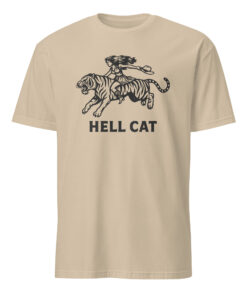 Vintage Cowgirl Hell Cat T-Shirt | Tiger Shirt | Retro Western