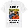 Free Rodney Hinton Jr Shirt – White protest tee symbolizing justice and solidarity