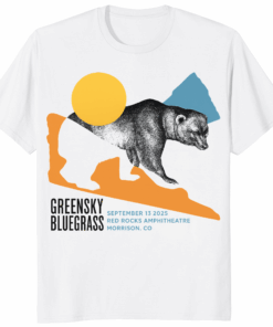 9-13-2025 Greensky Bluegrass Tour Red Rocks Shirt mockup