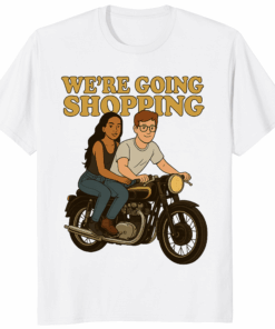 Kim K And Sam A Going Shopping Shirt retro meme design
