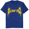 Lewis Graphic Reasonable Doubt Blink 182 Skeleton Shirt with skeleton design