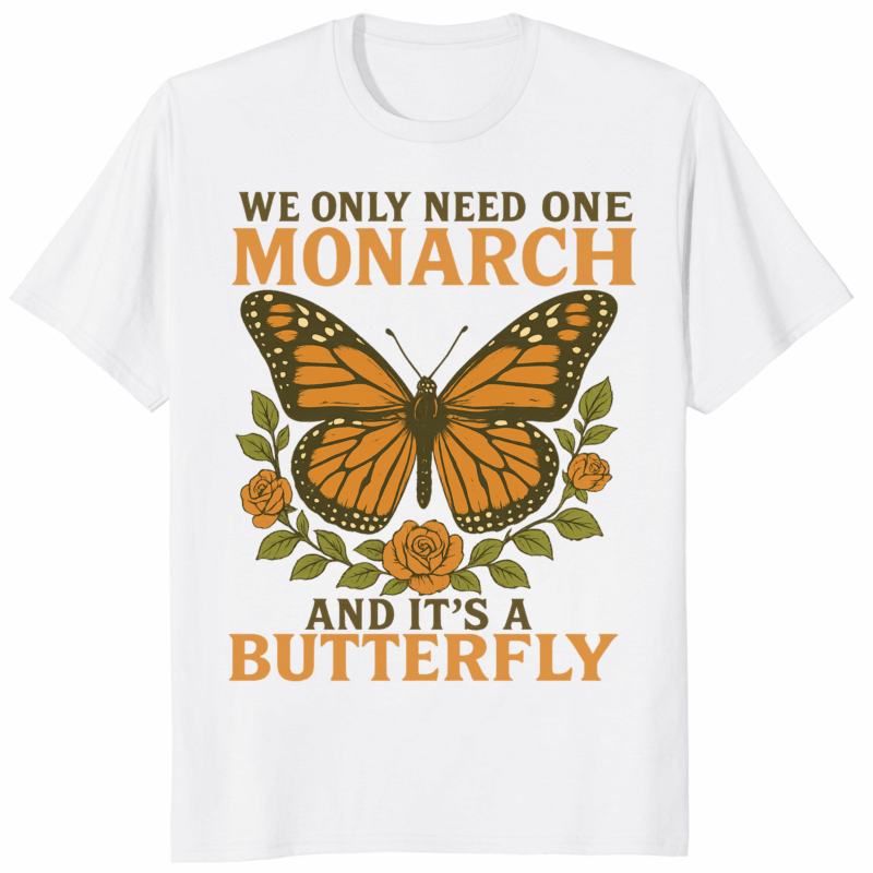 Monarch Butterfly Political Nature Shirt eco-fashion activism design