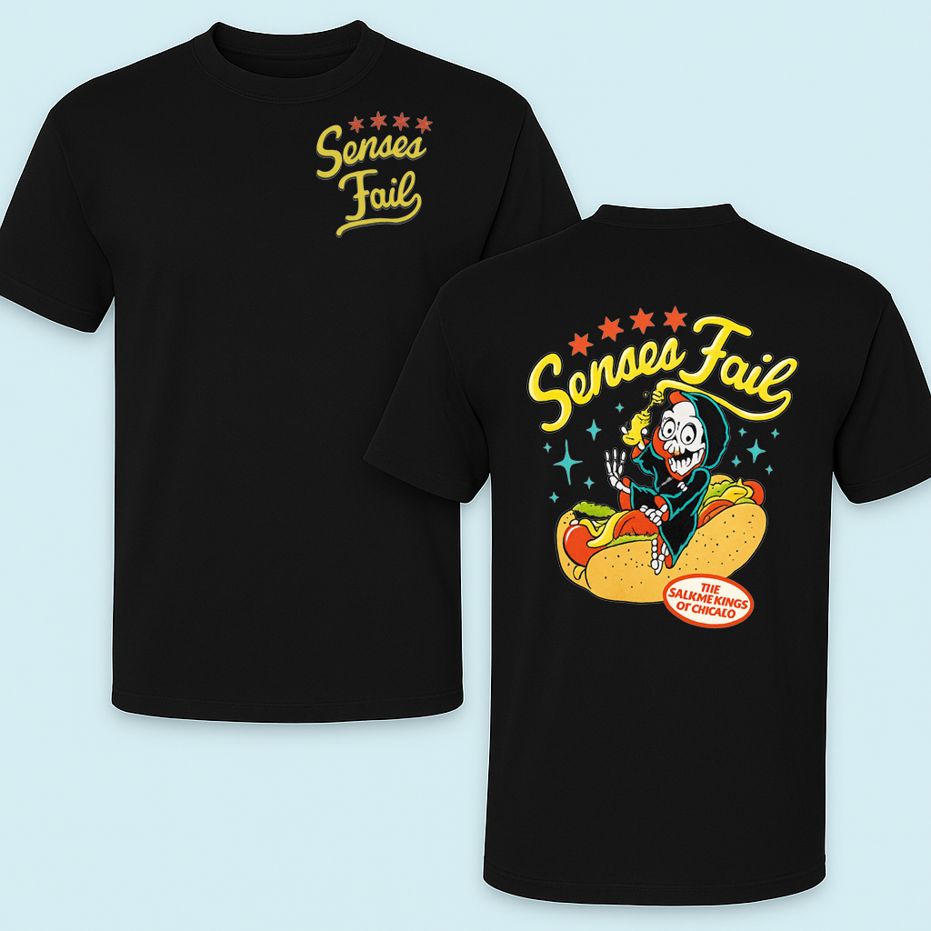 Senses Fail Chicago Shirt 1 Senses Fail Chicago Shirt Riot Fest 2025 exclusive emo band merch