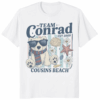 Team Conrad TSITP Cousins Beach Junior Mint Bear Summer Shirt design in white color