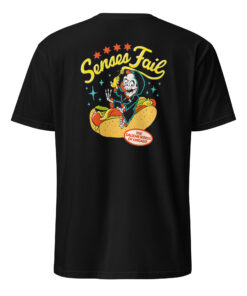 Senses Fail Chicago Shirt black back emo band merch