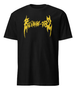 Lewis Graphic Reasonable Doubt Blink 182 Skeleton Shirt in black