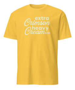 Extra Crimson Heavy Cream Delta Sigma Theta shirt 11 Extra Crimson Heavy Cream Delta Sigma Theta shirt in daisy yellow color with cream lettering