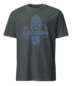 Bloomsday 2025 Finisher Spokane Shirt 16 Bloomsday 2025 Finisher Spokane Shirt in dark heather color for the 50th anniversary Lilac Bloomsday Run