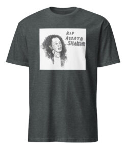 Assata Shakur shirt 9 Dark heather Assata Shakur shirt with bold activist design, Pan-African colors, and slogans symbolizing Black liberation and resistance.