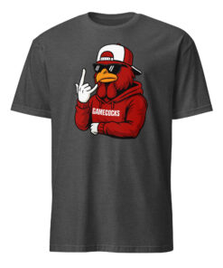 Cool Gamecocks Chicken Mascot Shirt 9 Cool Gamecocks Chicken Mascot Shirt in dark heather grey