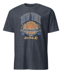 New York Knicks Basketball EST 1946 Shirt 10 New York Knicks Basketball EST 1946 shirt in heather navy color