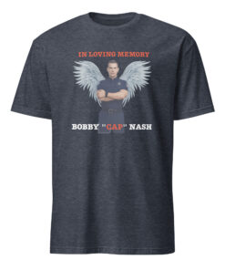 In Loving Memory Bobby Captain Nash 9-1-1 TV Show Shirt 8 In Loving Memory Bobby Nash 9-1-1 TV Show Shirt heather navy