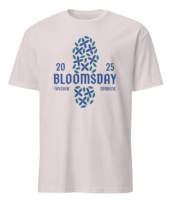 Bloomsday 2025 Finisher Spokane Shirt 22 Bloomsday 2025 Finisher Spokane Shirt in ice grey color for the 50th anniversary Lilac Bloomsday Run