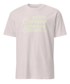 Extra Crimson Heavy Cream Delta Sigma Theta shirt 14 Extra Crimson Heavy Cream Delta Sigma Theta shirt in ice grey color with cream lettering