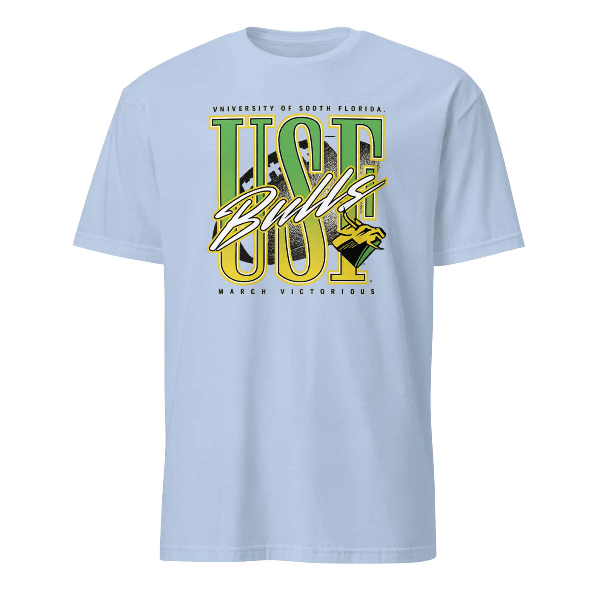 USF Bulls Football Match Victorious Neon Retro Shirt 4 USF Bulls Football Match Victorious Neon Retro Shirt - Image 4