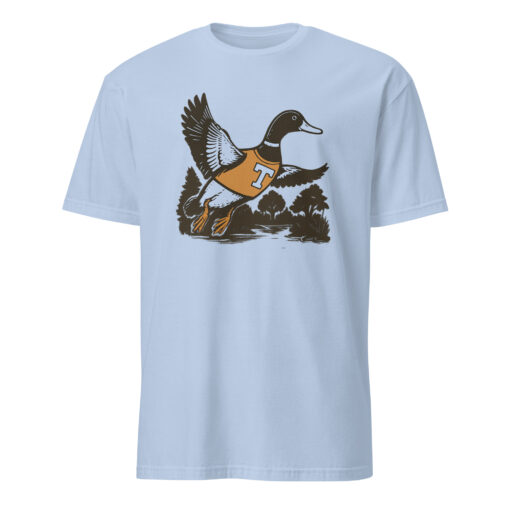Tennessee Duck Logo 2025 Shirt in light blue mockup – SEC retro fan gear