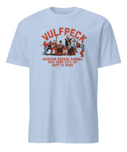 Vulfpeck Sep 13 2025 New York NY Shirt light blue color concert tee mockup