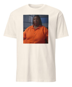 Tish James Mugshot Shirt 21 Natural color Tish James Mugshot Shirt parody tee – political satire apparel