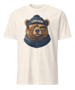 Vintage Chicago Football Crewneck Shirt 10 Vintage Chicago Football Crewneck Shirt in natural color with retro Chicago Bears design