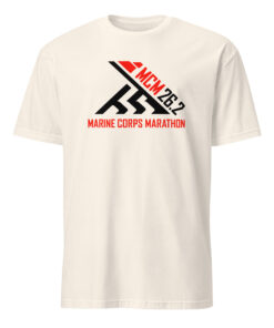 2018 Marine Corps Marathon Shirt in natural color