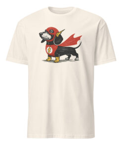 Dachshund Wiener Dog Superhero Shirt 10 Dachshund wiener dog superhero shirt on natural background