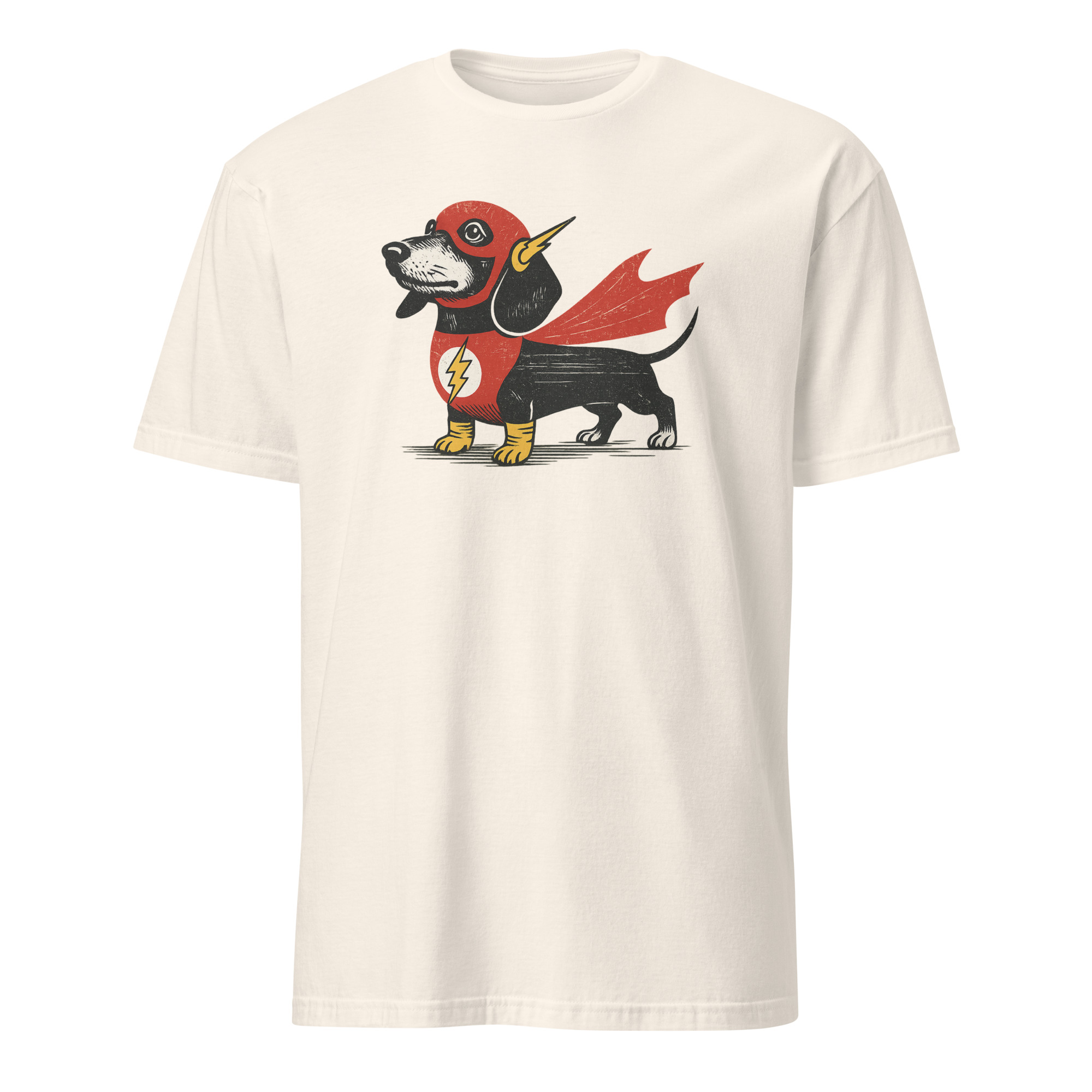 Dachshund Wiener Dog Superhero Shirt 5 Dachshund wiener dog superhero shirt on natural background