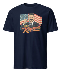 Jimmy Kimmel T-shirt navy color official design