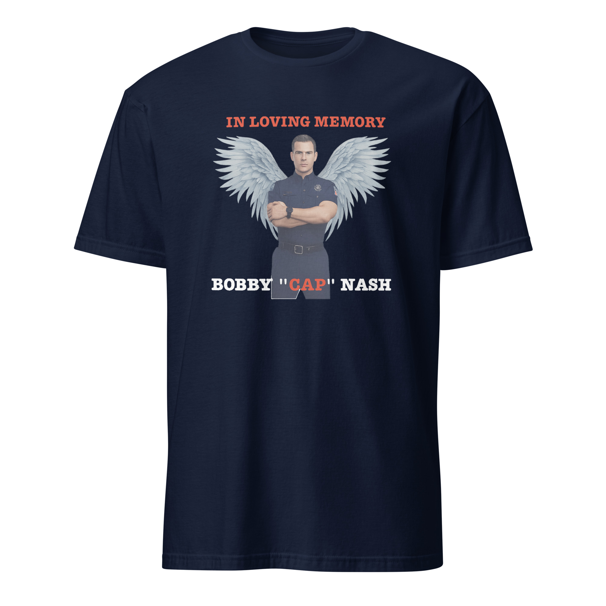 In Loving Memory Bobby Captain Nash 9-1-1 TV Show Shirt 2 In Loving Memory Bobby Nash 9-1-1 TV Show Shirt navy
