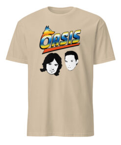 Oasis México T-Shirt 13 Sand color Oasis México T-Shirt with 1998 Mexico City concert-inspired graphic print