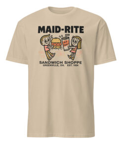 Alternative view of Maid-Rite Retro Diner Tee – Greenville Ohio Heritage Shirt
