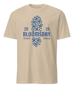 Bloomsday 2025 Finisher Spokane Shirt 19 Bloomsday 2025 Finisher Spokane Shirt in sand color for the 50th anniversary Lilac Bloomsday Run